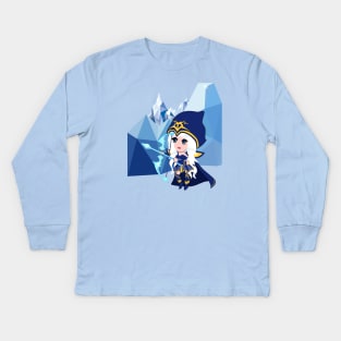 Ashe (Chibi) Kids Long Sleeve T-Shirt